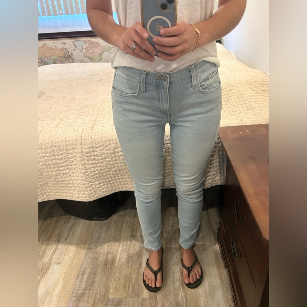 GAP Light Wash Straight Jeans